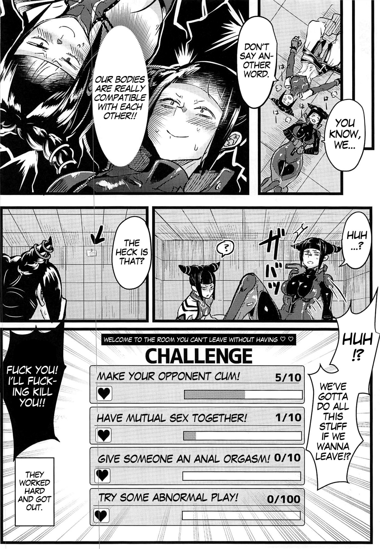 Hentai Manga Comic-The Room W Juri Can't Escape From Without Having XX-Read-23